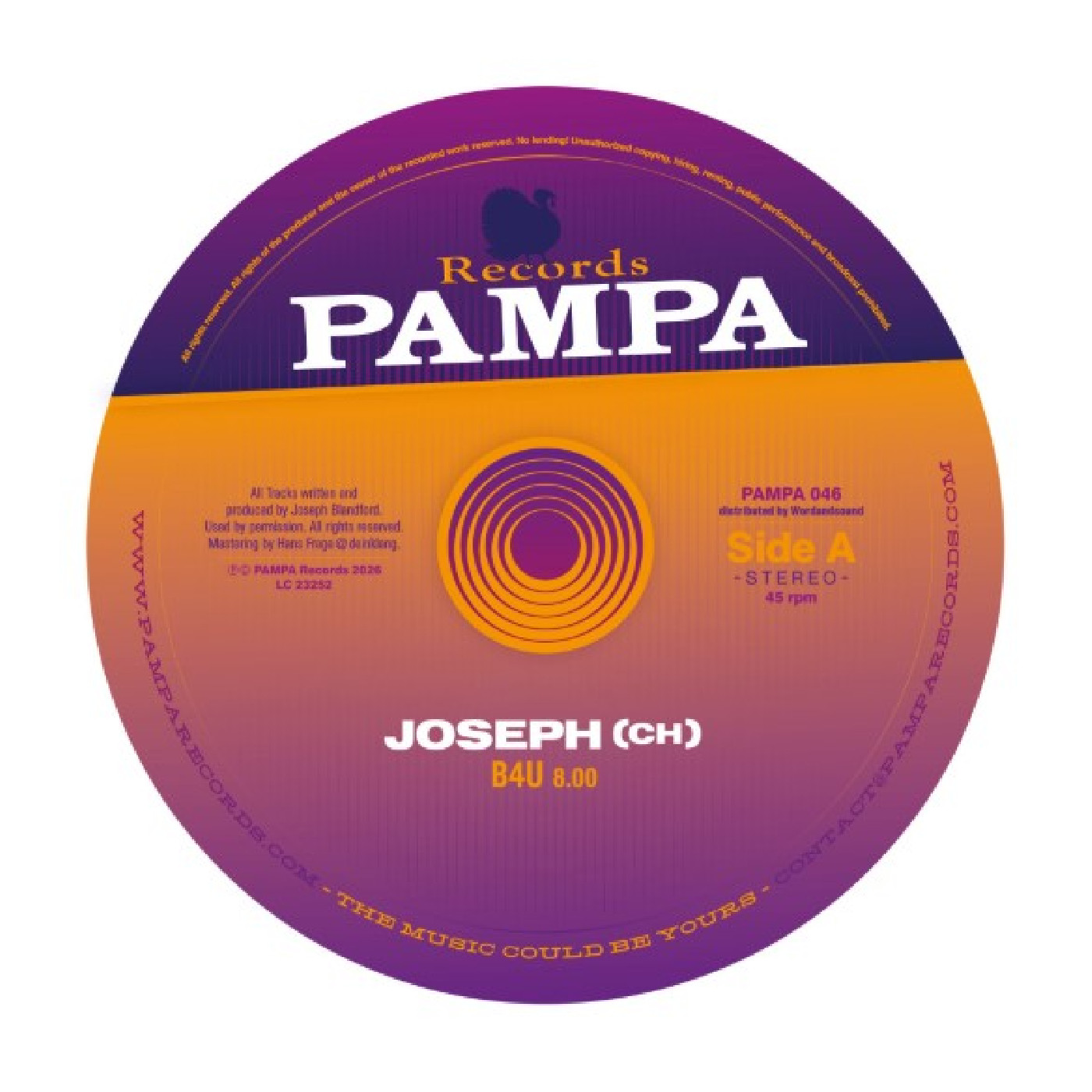 Joseph (Ch) B4u &amp; Tripidi EP (12")