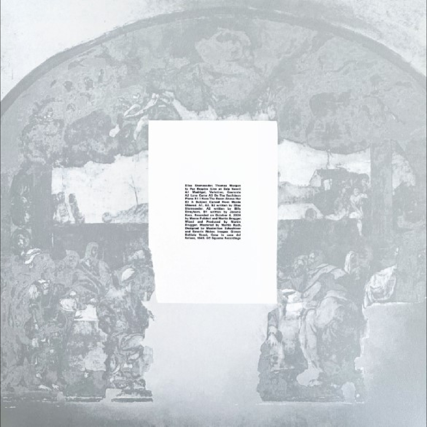 Elias Stemeseder &amp; Thomas Morgan Io Pur Respiro (LP)