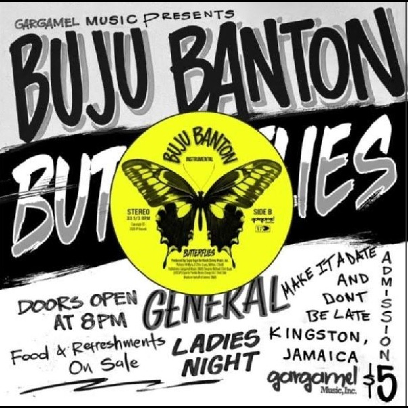 Buju Banton Butterflies (7")