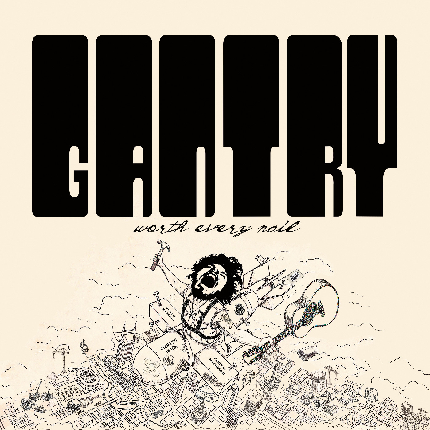 Chris Gantry Worth Every Nail (LP)