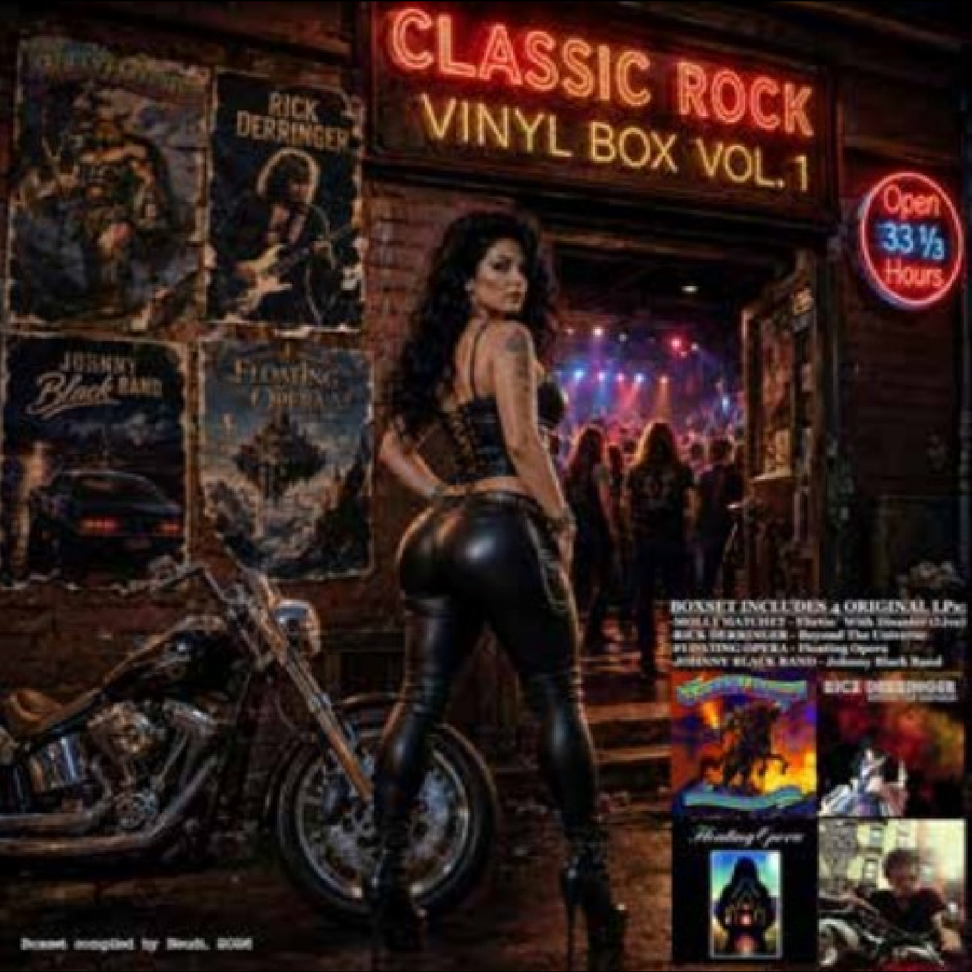 Diverse Artister Classic Rock Vinyl Box Vol. 1 (4LP)