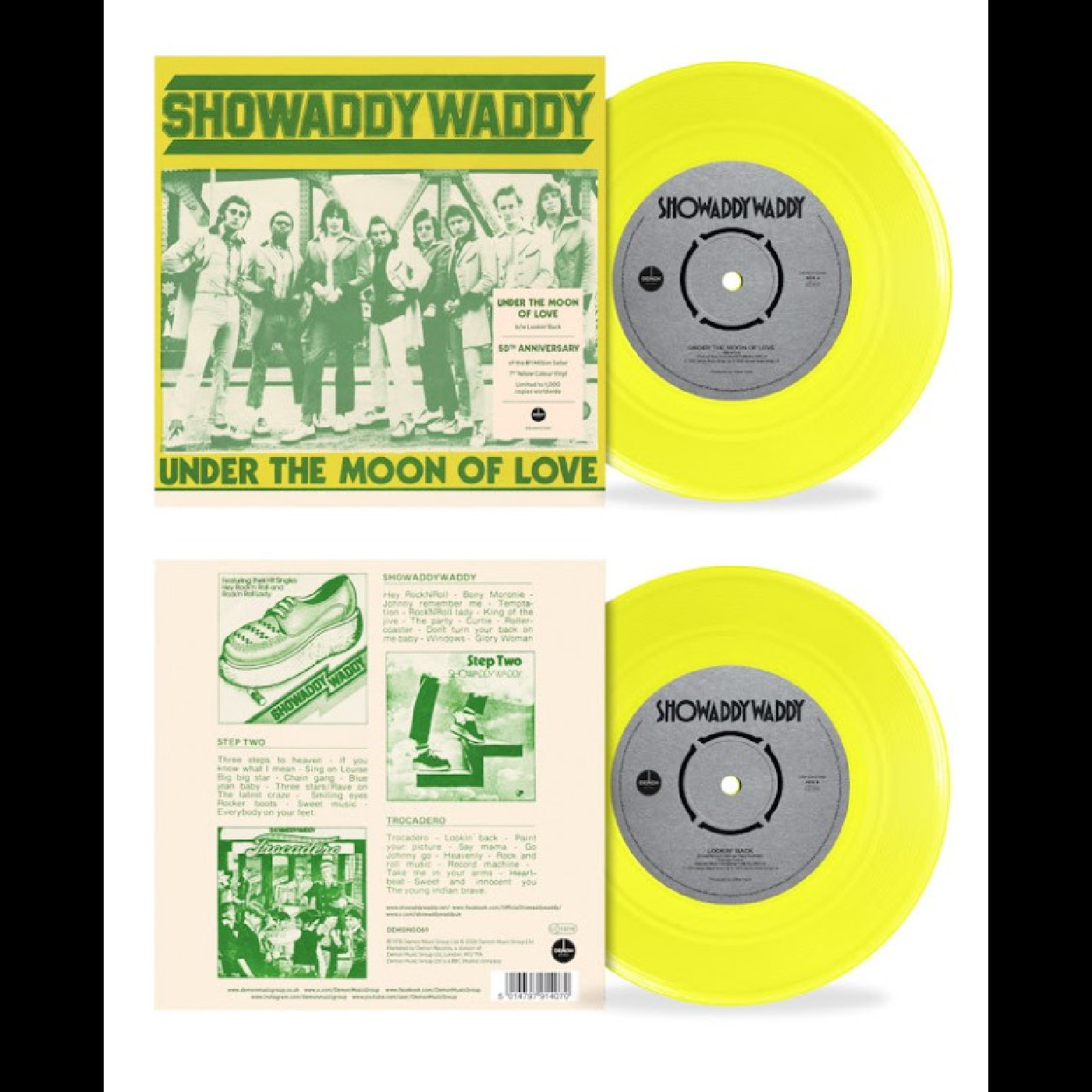 Showaddywaddy Under The Moon Of Love (7")