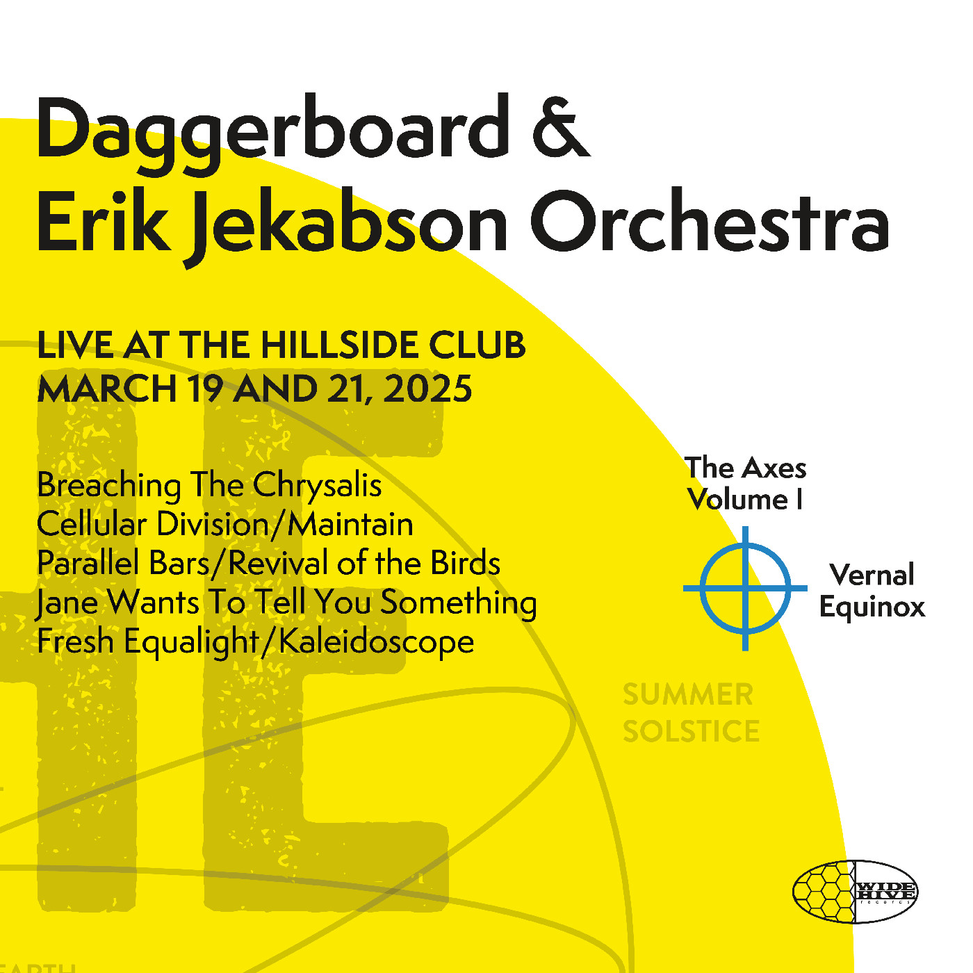 Daggerboard &amp; Erik Jekabson Orchestra The Axes Volume I: Vernal Equinox (LP)