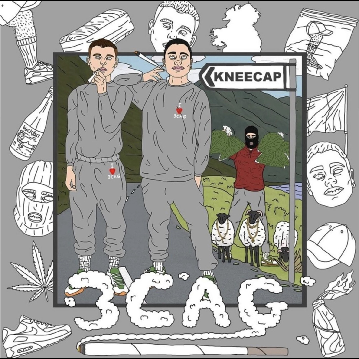 Kneecap 3Cag (12")