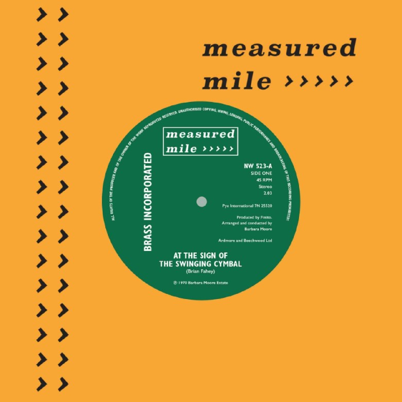 Brass Incorporated At The Sign Of The Swinging Cymbal (7")