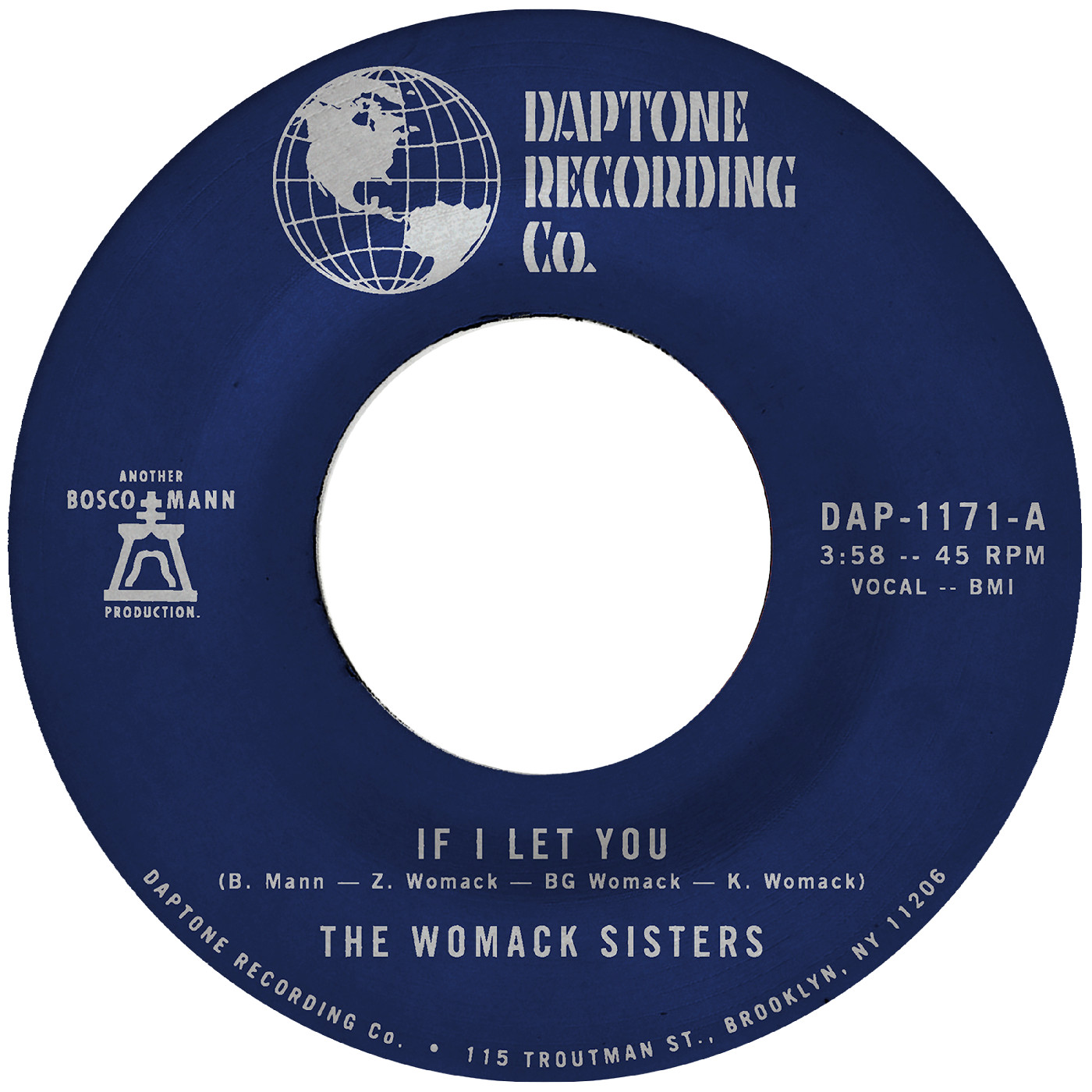 The Womack Sisters If I Let You (7")