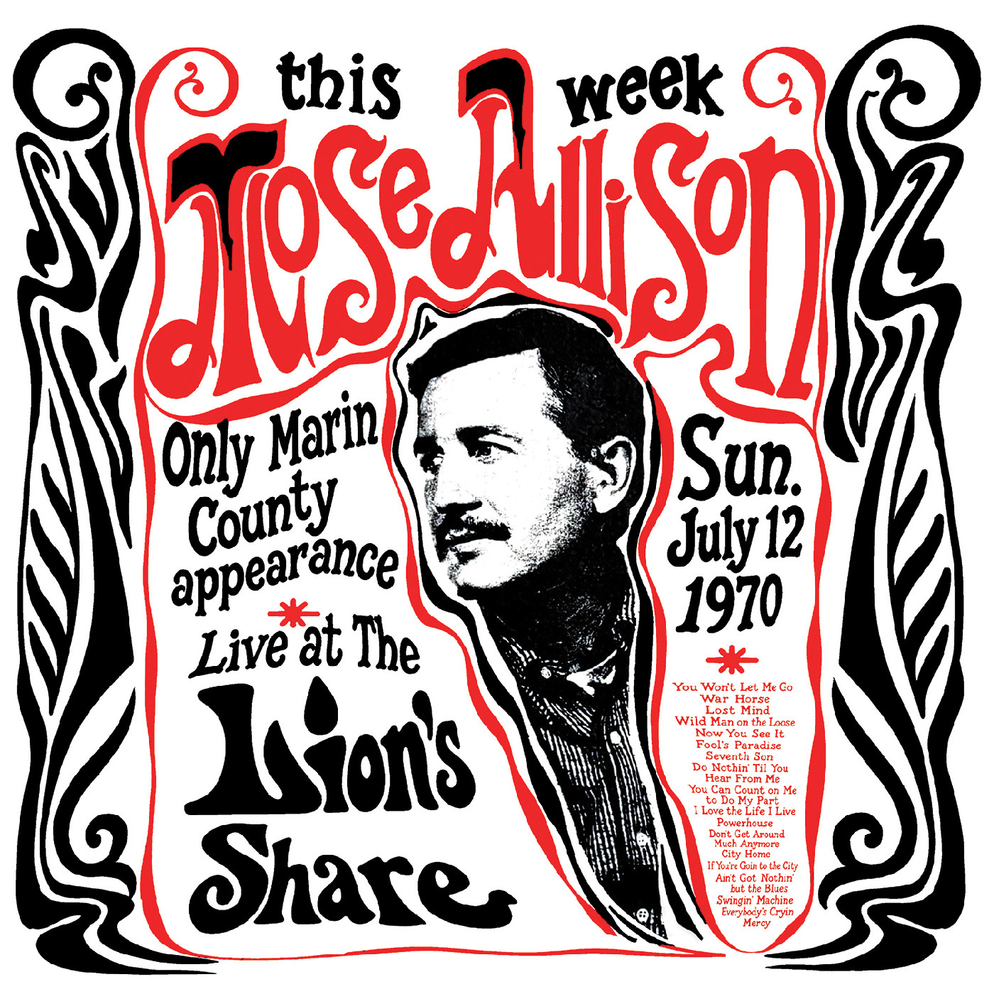 Mose Allison Live At The Lion's Share July 12… (2LP)